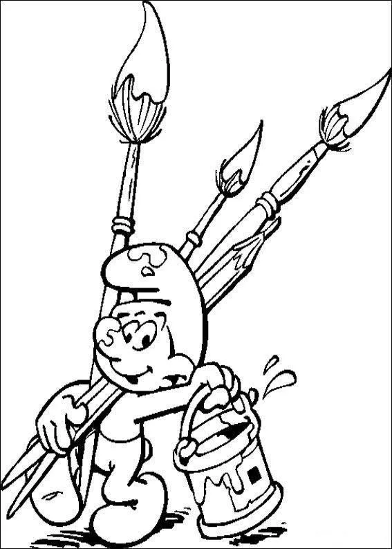 Smurfs Coloring Pages – 006