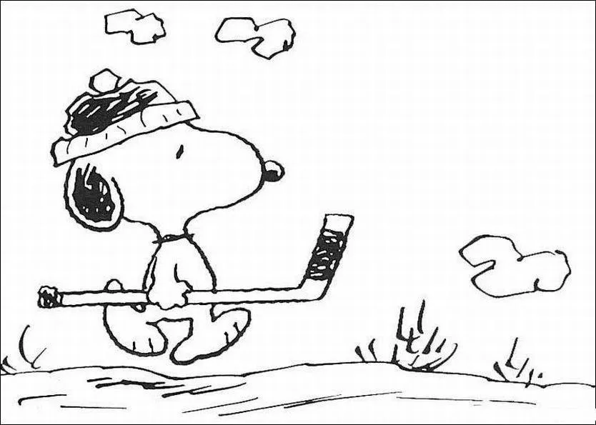 Snoopy Coloring Pages – 011