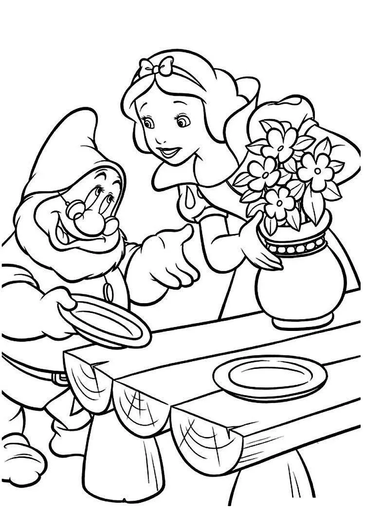 Snow White Coloring Pages – 013