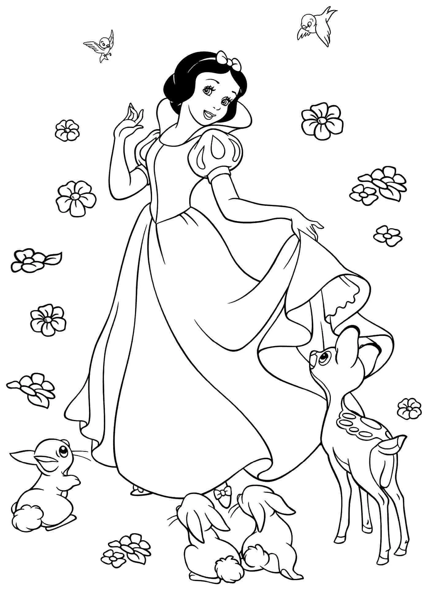 Snow White Coloring Pages – 024