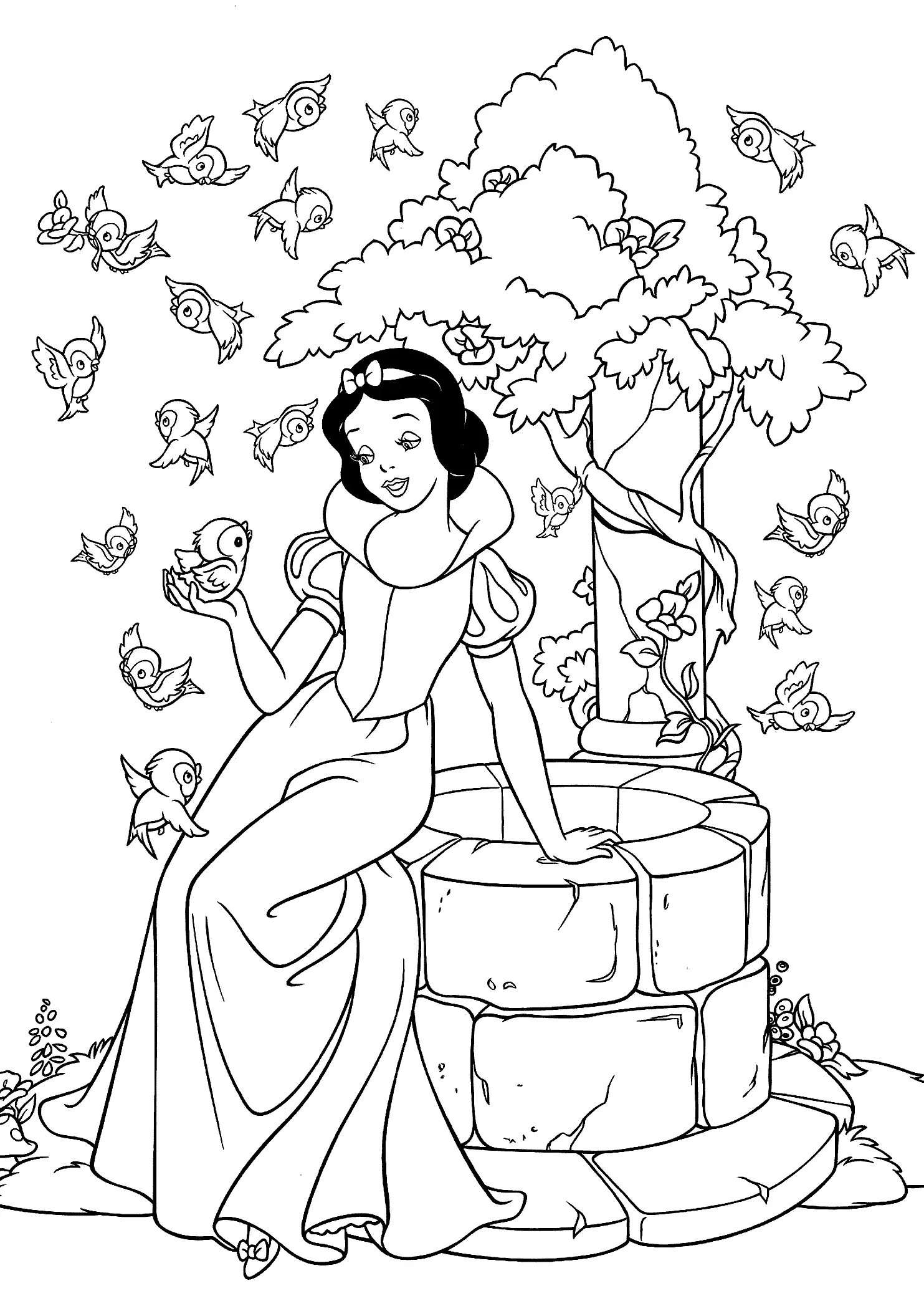 Snow White Coloring Pages – 025