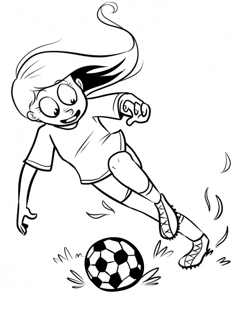 Soccer Coloring Pages – 017