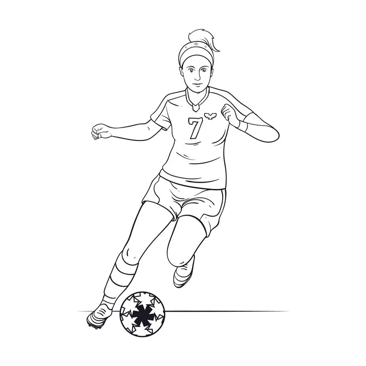 Soccer Coloring Pages – 020