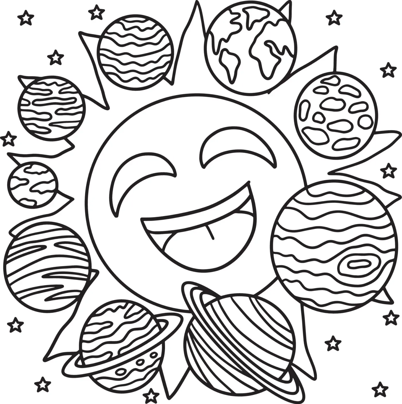 Solar System Coloring Pages – 005