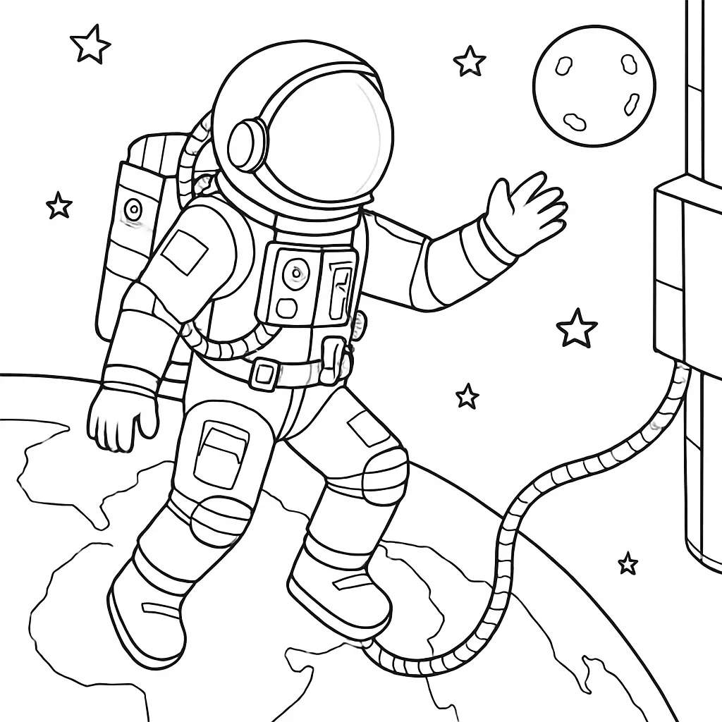 Solar System Coloring Pages – 015