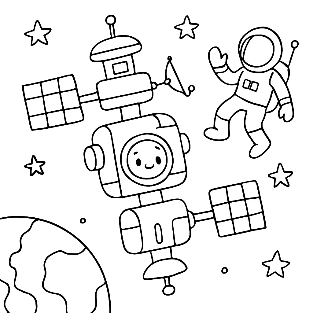 Solar System Coloring Pages – 036