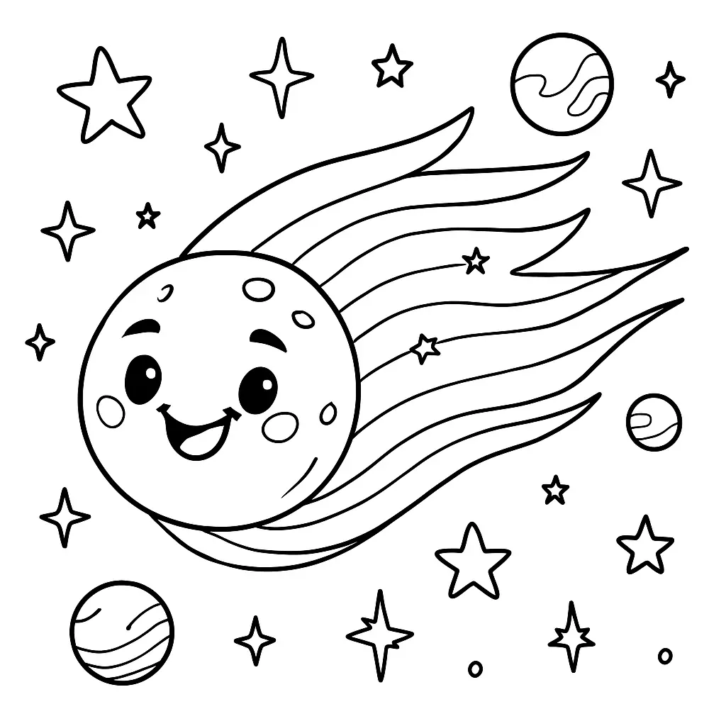 Solar System Coloring Pages – 037