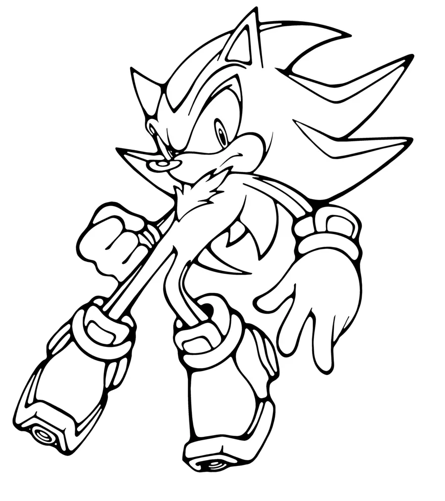 Sonic Coloring Pages – 004