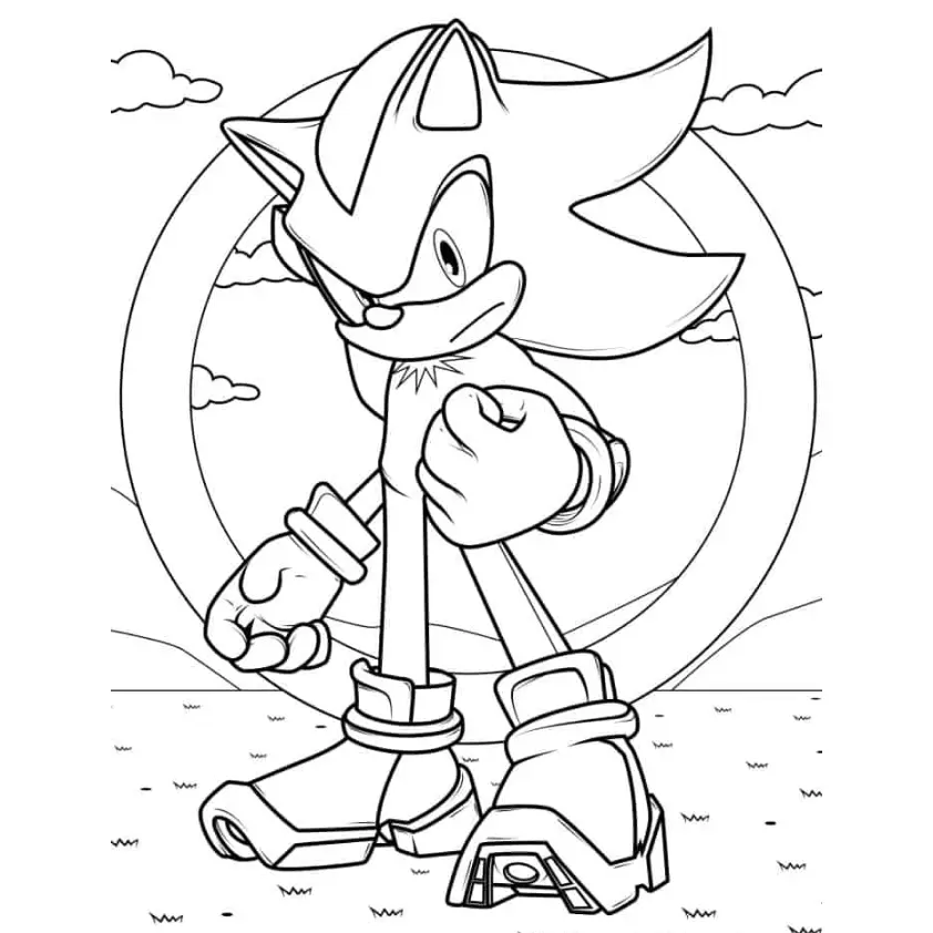 Sonic Coloring Pages – 038