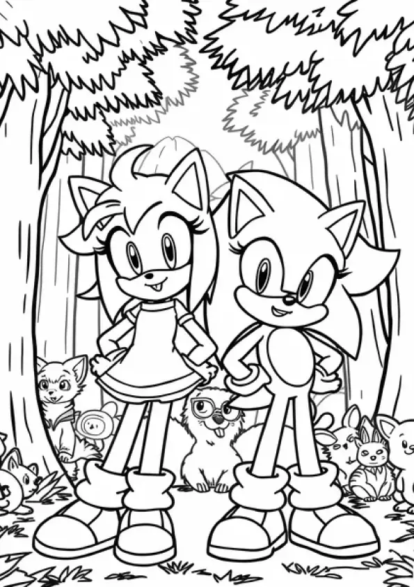Sonic Coloring Pages – 044