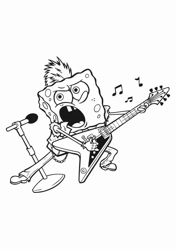 Spongebob Coloring Pages – 028