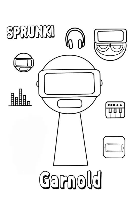 Sprunki Coloring Pages – 013