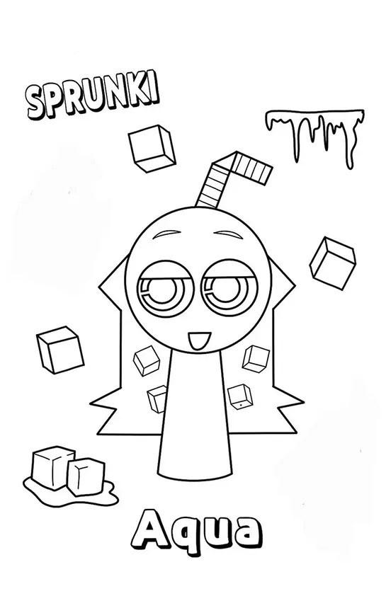 Sprunki Coloring Pages – 018