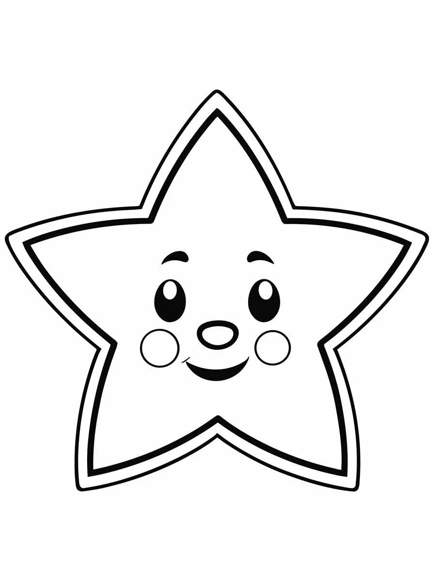 Stars Coloring Pages – 008