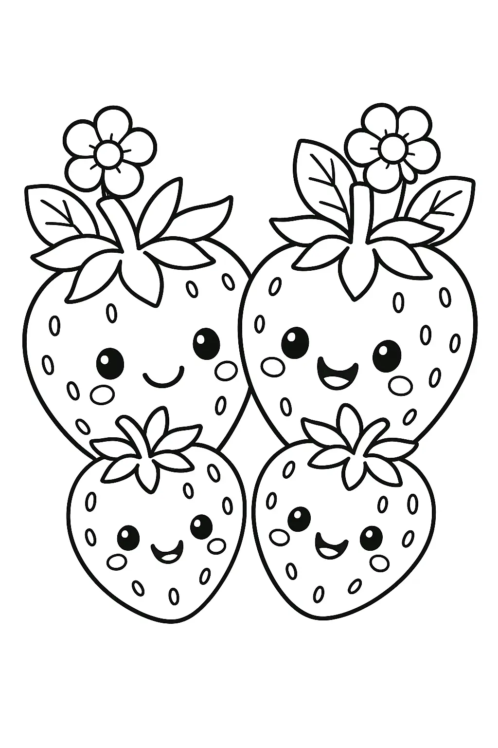 Strawberry Coloring Pages – 007