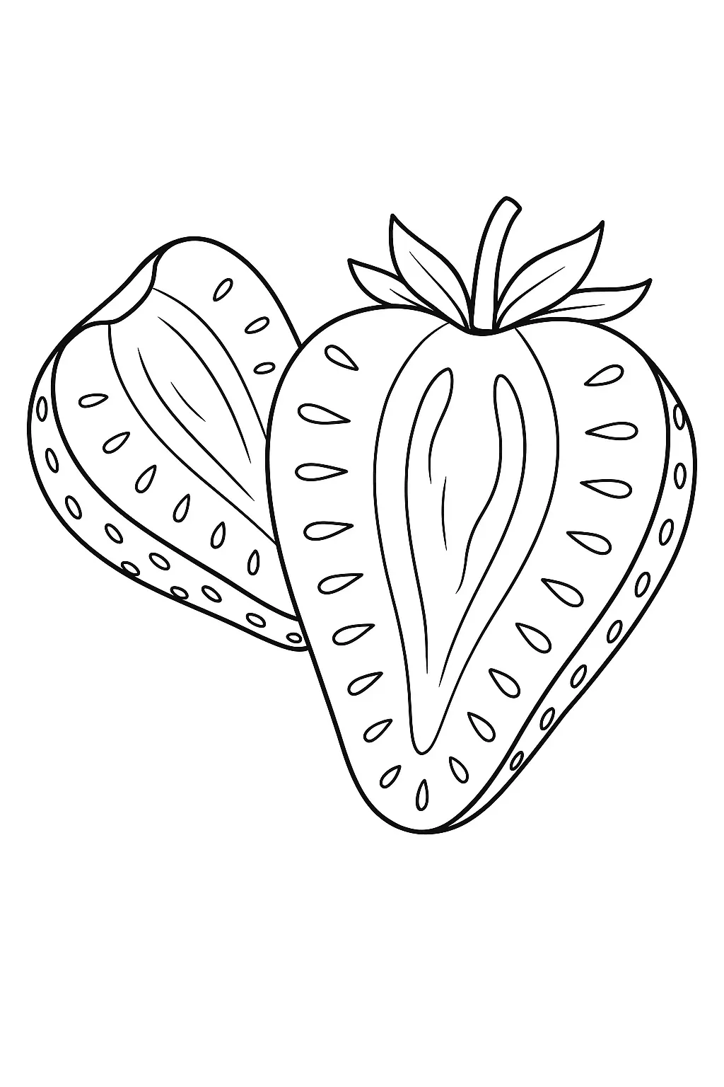 Strawberry Coloring Pages – 010