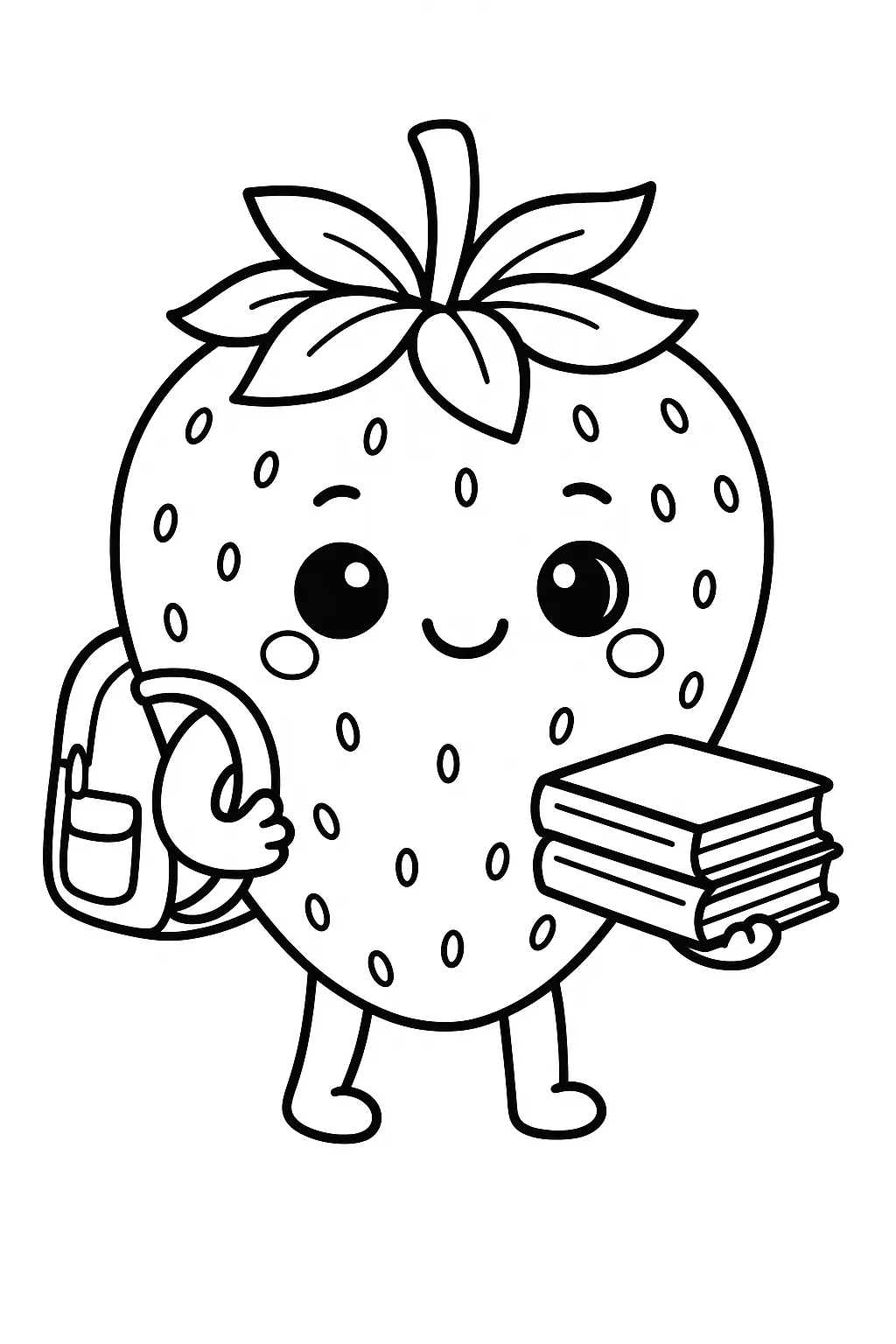 Strawberry Coloring Pages – 020