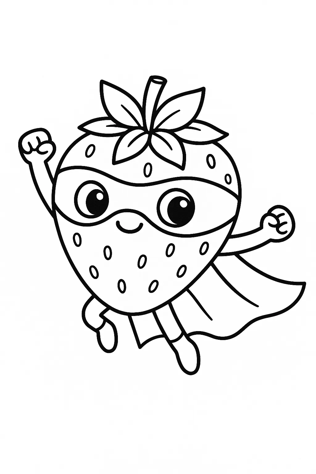 Strawberry Coloring Pages – 024
