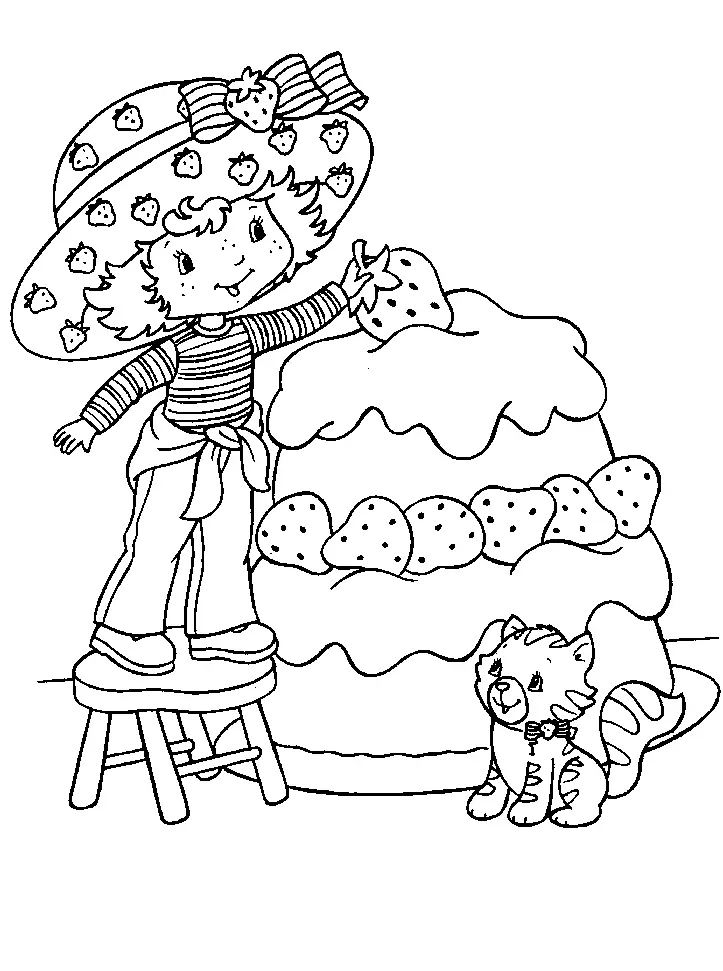 Strawberry Shortcake Coloring Pages – 007