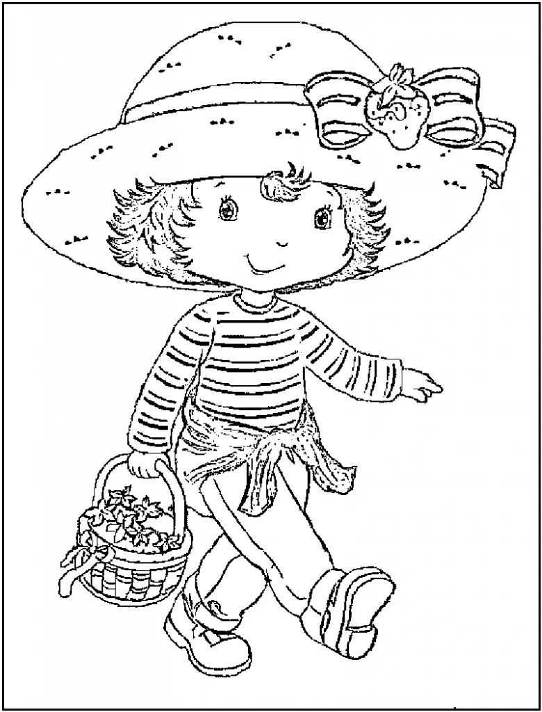 Strawberry Shortcake Coloring Pages – 020