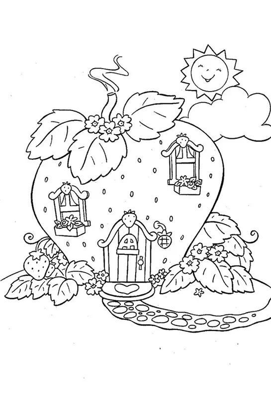 Strawberry Shortcake Coloring Pages – 027