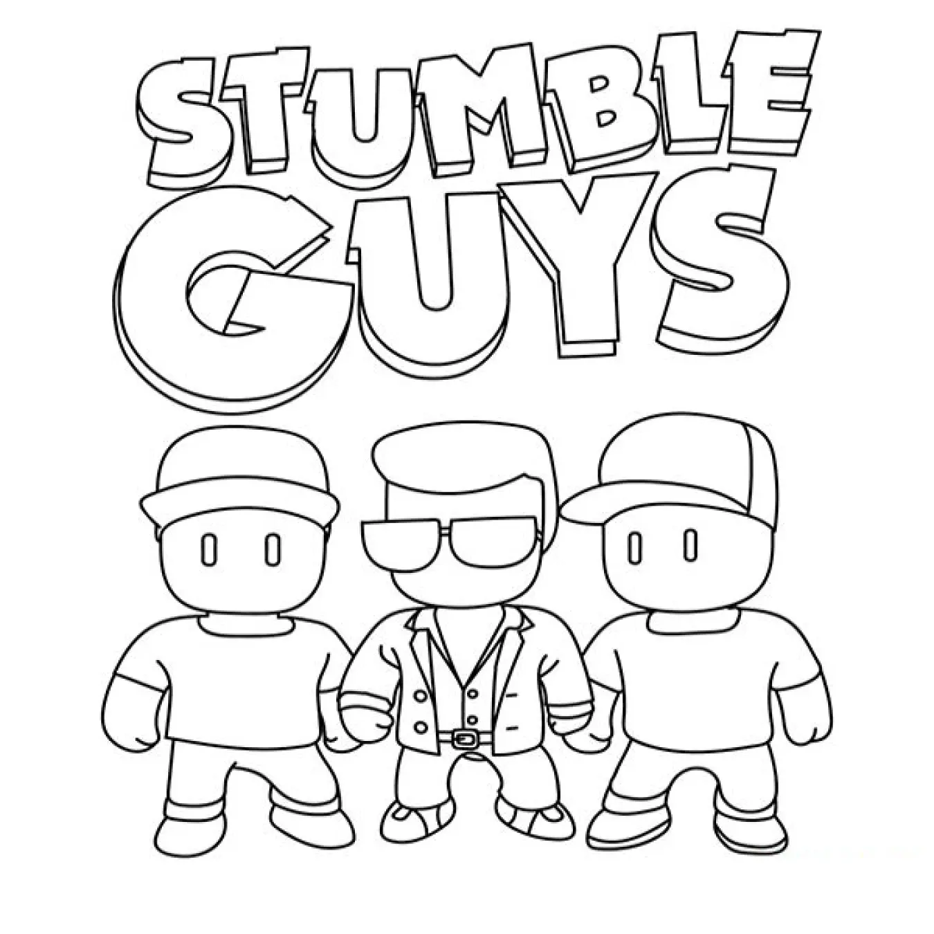 Stumble Guys Coloring Pages – 006