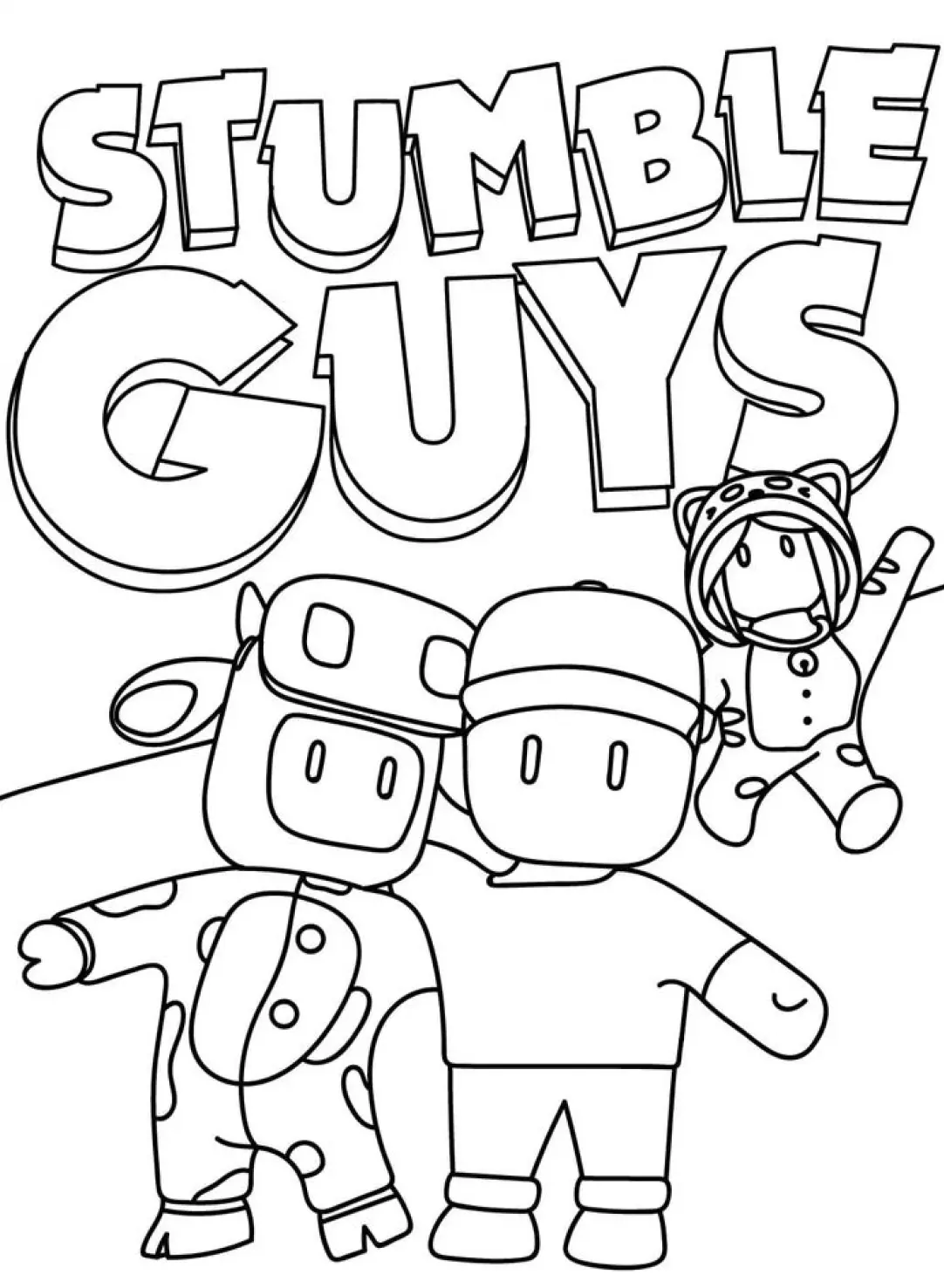 Stumble Guys Coloring Pages – 007