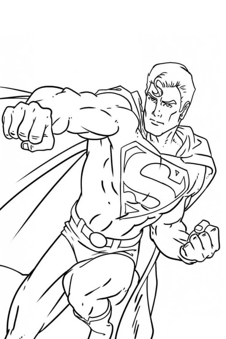 Superman Coloring Pages – 004