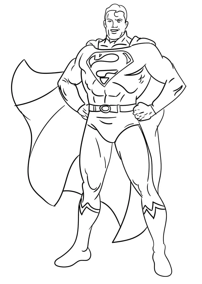 Superman Coloring Pages – 005