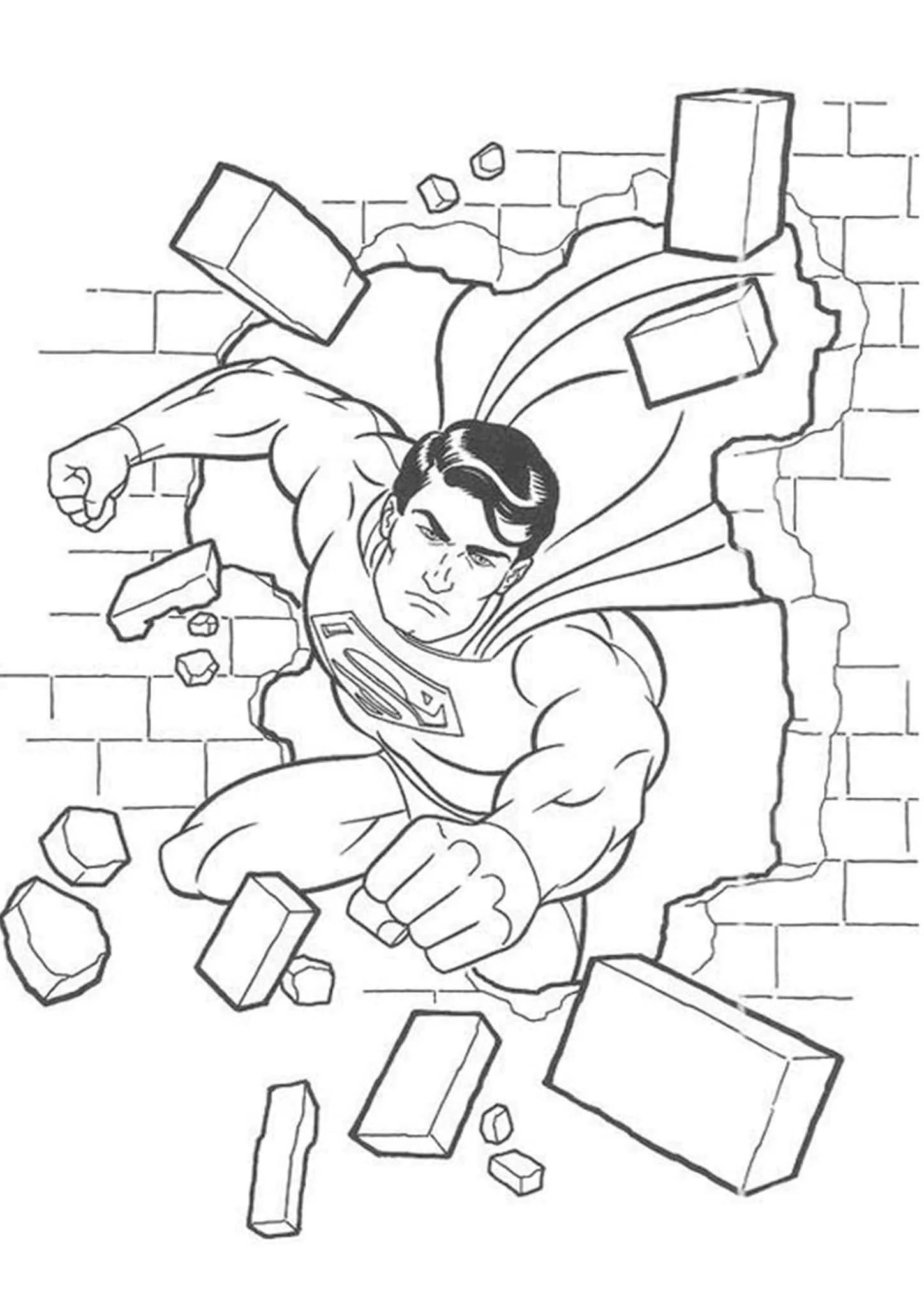 Superman Coloring Pages – 006