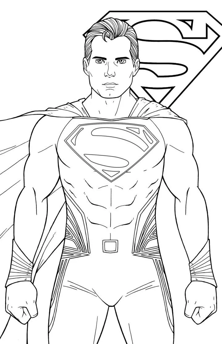 Superman Coloring Pages – 007