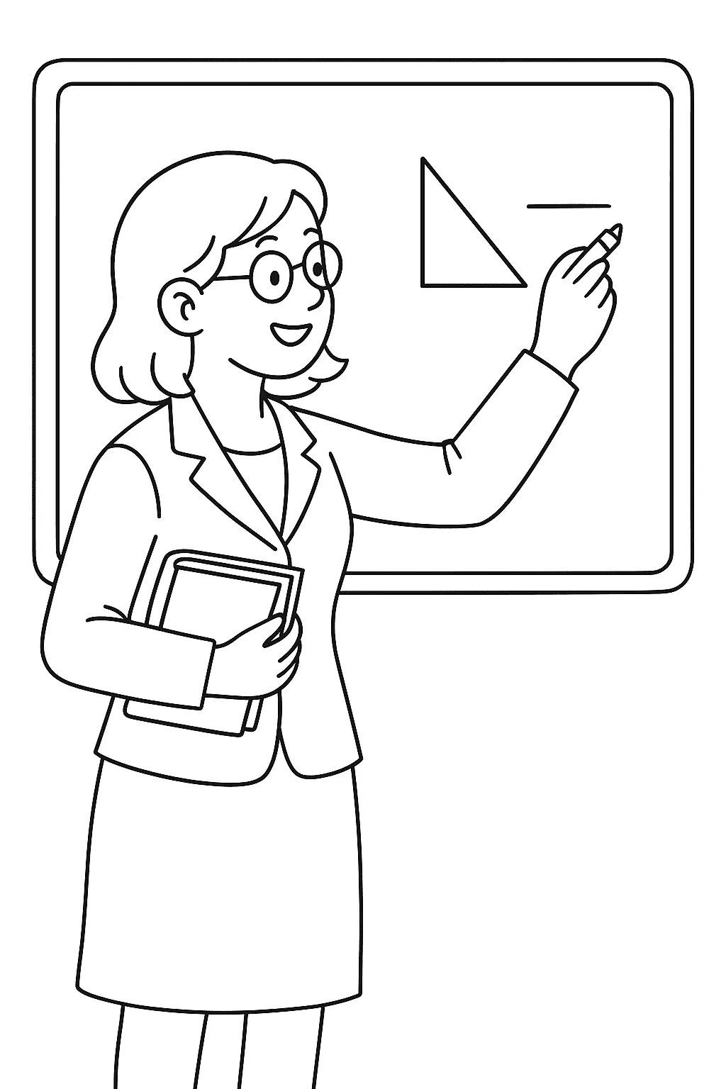 Teachers Coloring Pages – 008