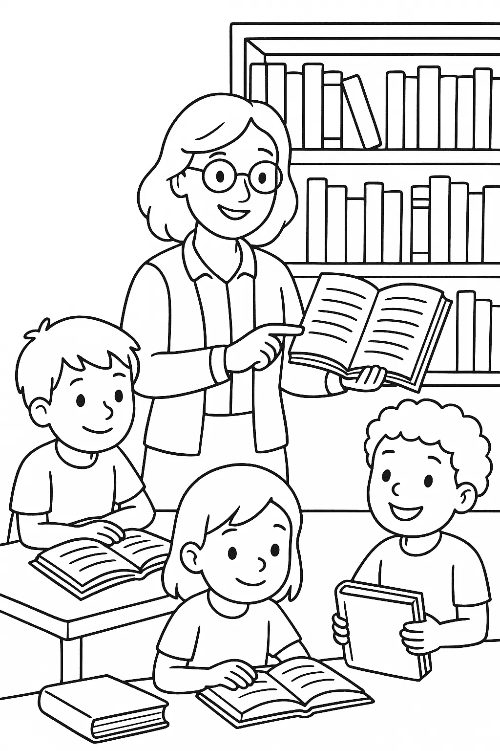 Teachers Coloring Pages – 011