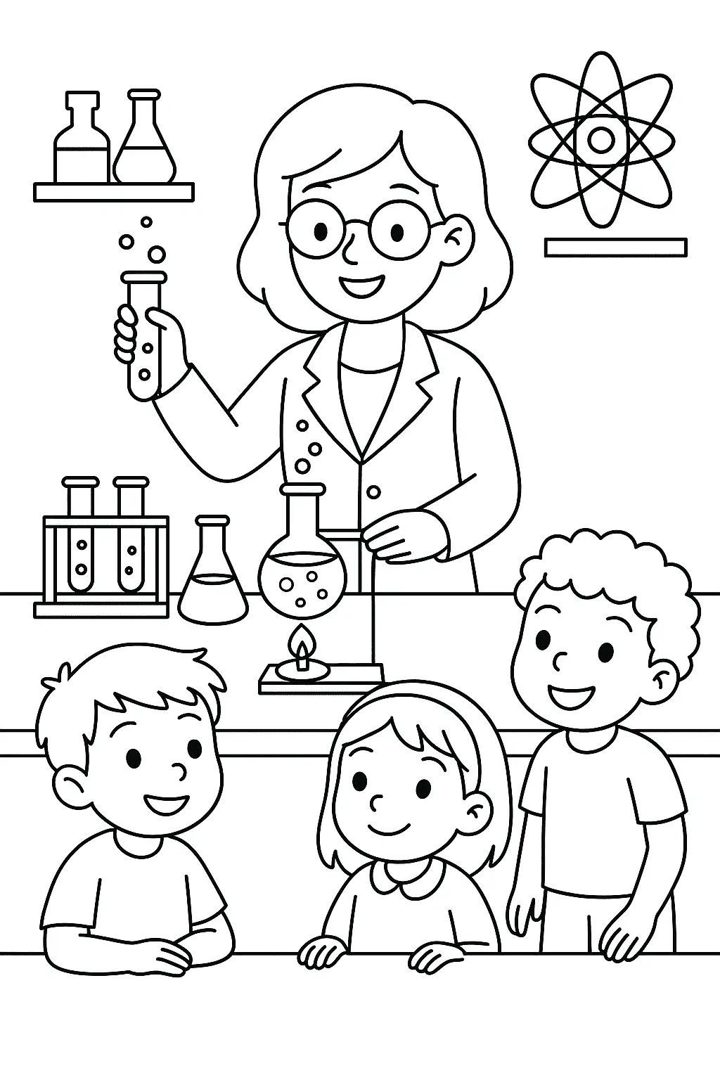 Teachers Coloring Pages – 014