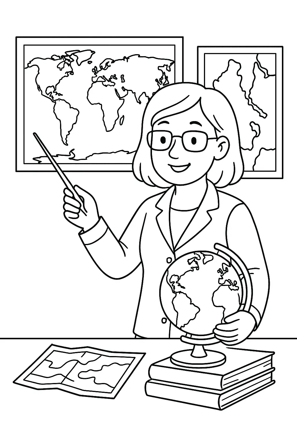Teachers Coloring Pages – 019
