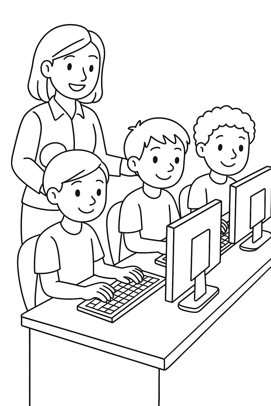 Teachers Coloring Pages – 022