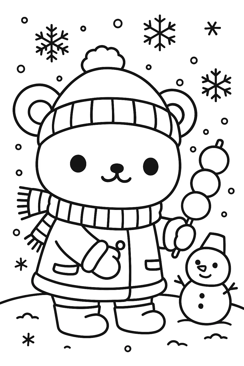 Teddy Bears Coloring Pages – 037