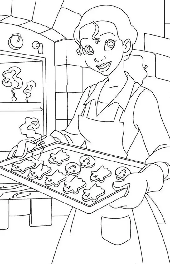 The Princess And The Frog Coloring Pages – 014
