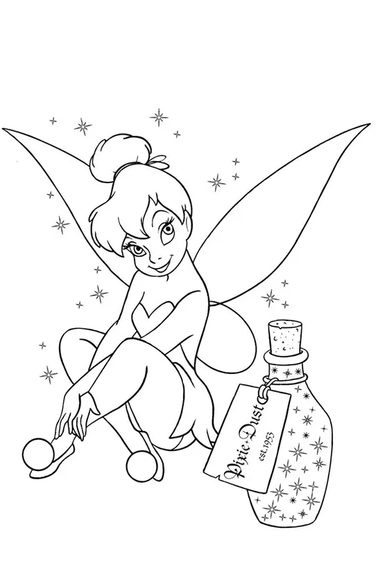 Tinkerbell Coloring Pages – 017