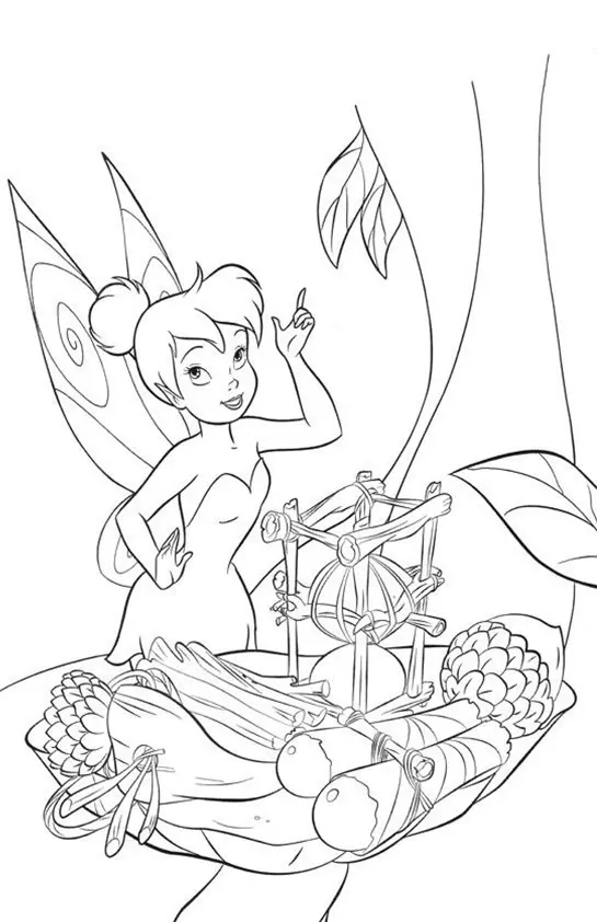 Tinkerbell Coloring Pages – 019
