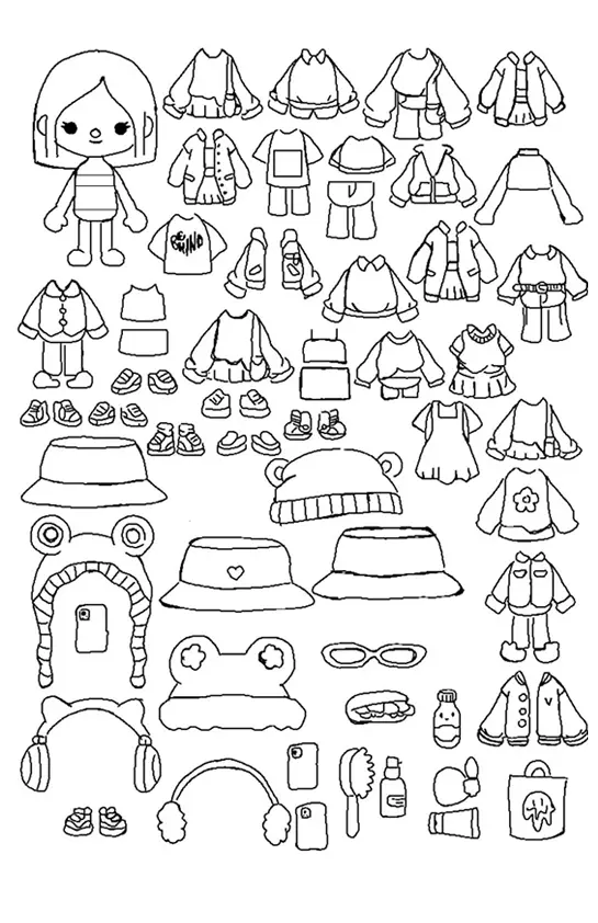 Toca Boca World Coloring Pages – 007