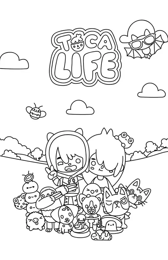 Toca Boca World Coloring Pages – 010