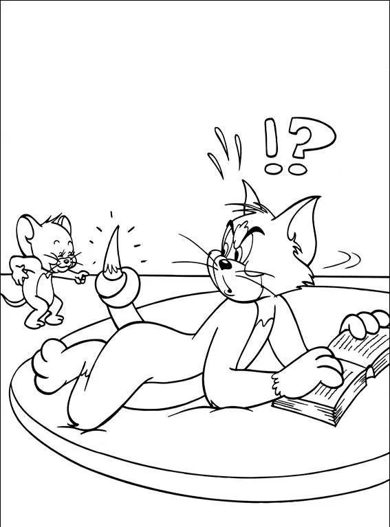 Tom And Jerry Coloring Pages – 009
