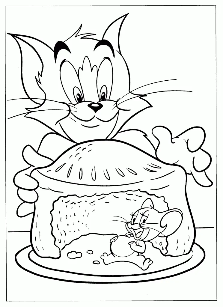 Tom And Jerry Coloring Pages – 011