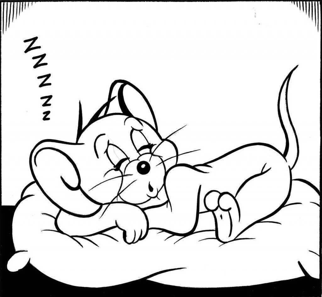 Tom And Jerry Coloring Pages – 019