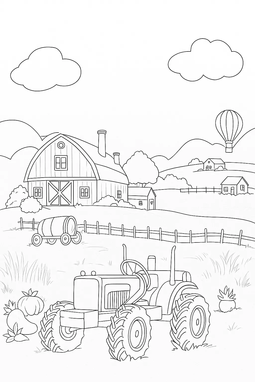 Tractor Coloring Pages – 013