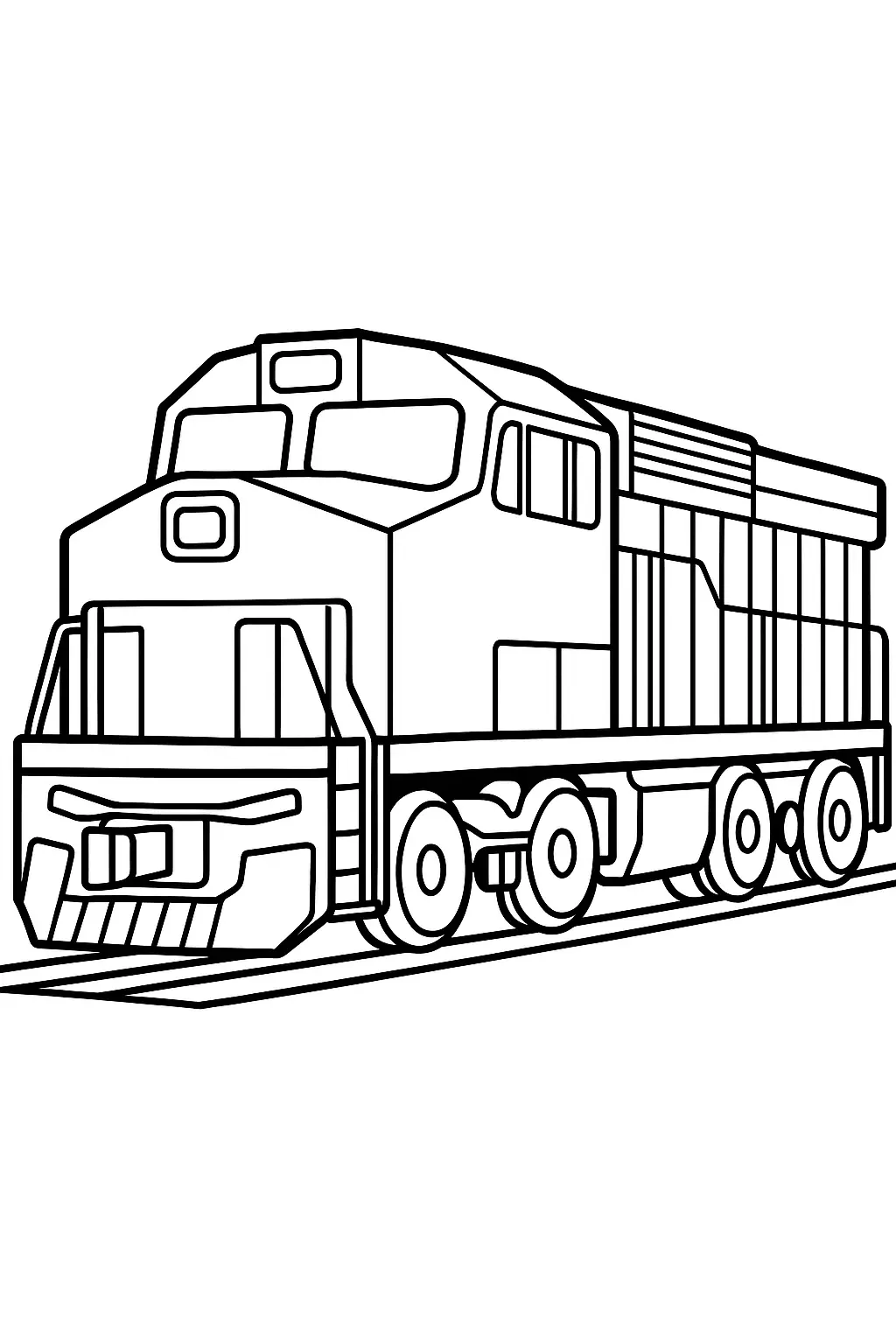 Train Coloring Pages – 022