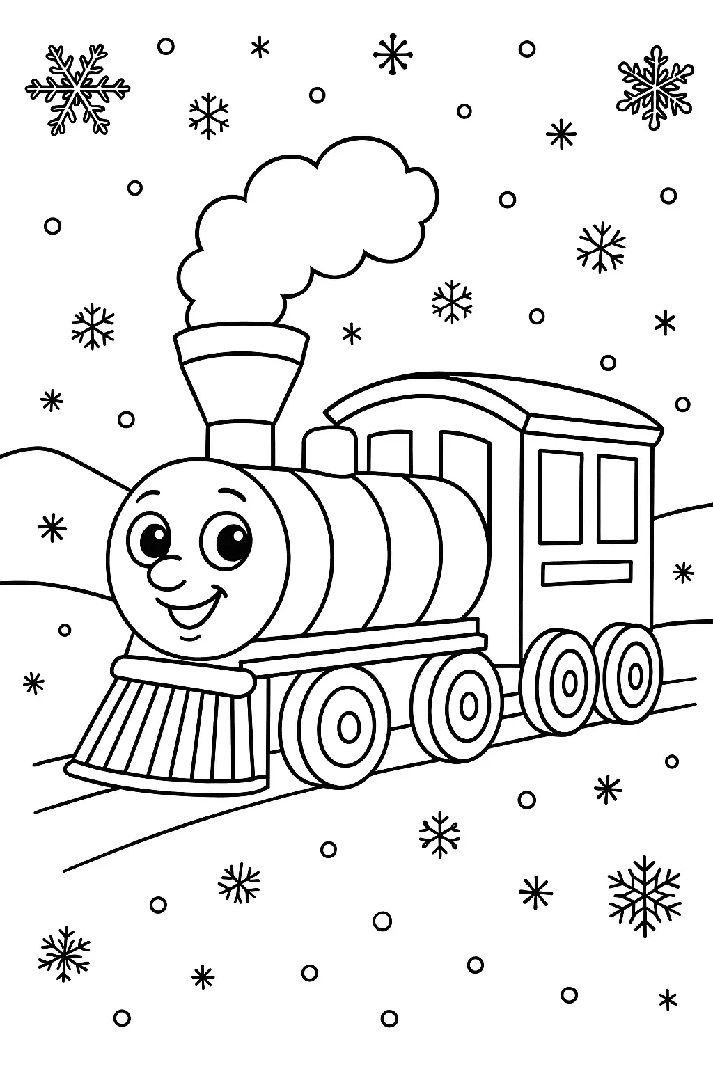 Train Coloring Pages – 026