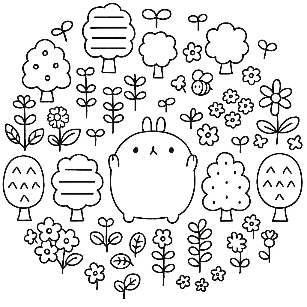 Trees Coloring Pages – 008