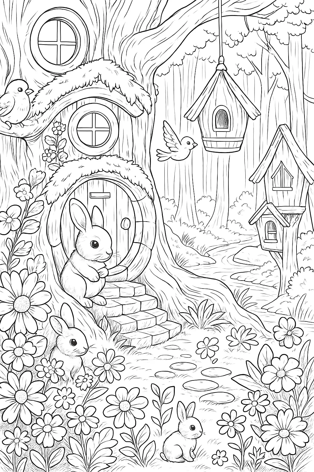 Trees Coloring Pages – 010